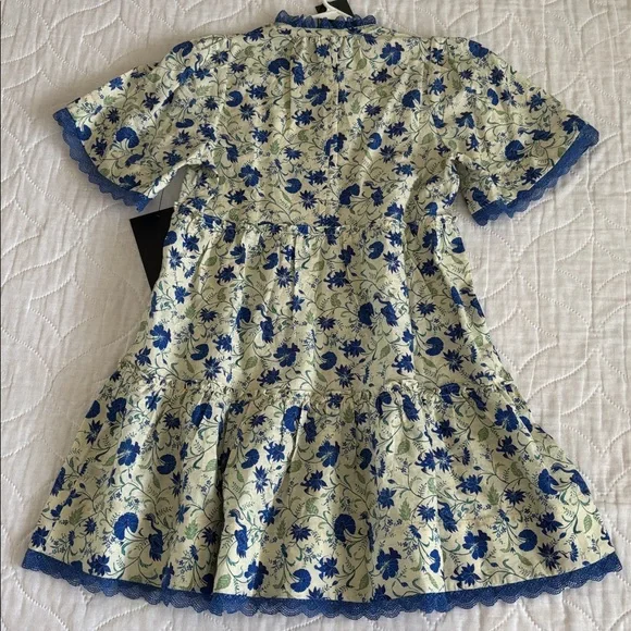 Tuckernuck Bluebird Melody Crawford Linen Blend Mini Dress XS New NWT - Picture 7 of 12